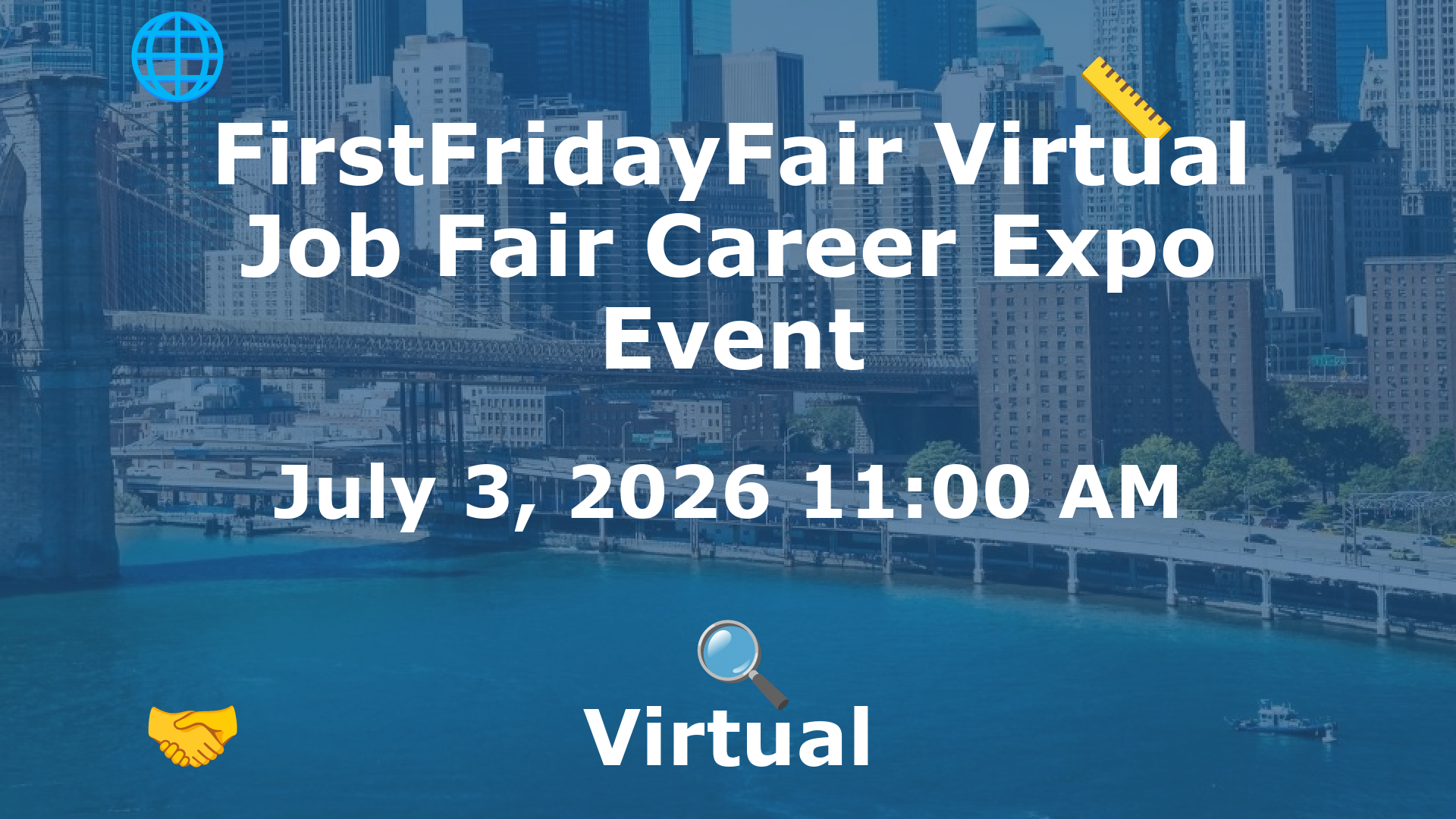 FirstFridayFair Virtual Job Fair Career Expo Event event image